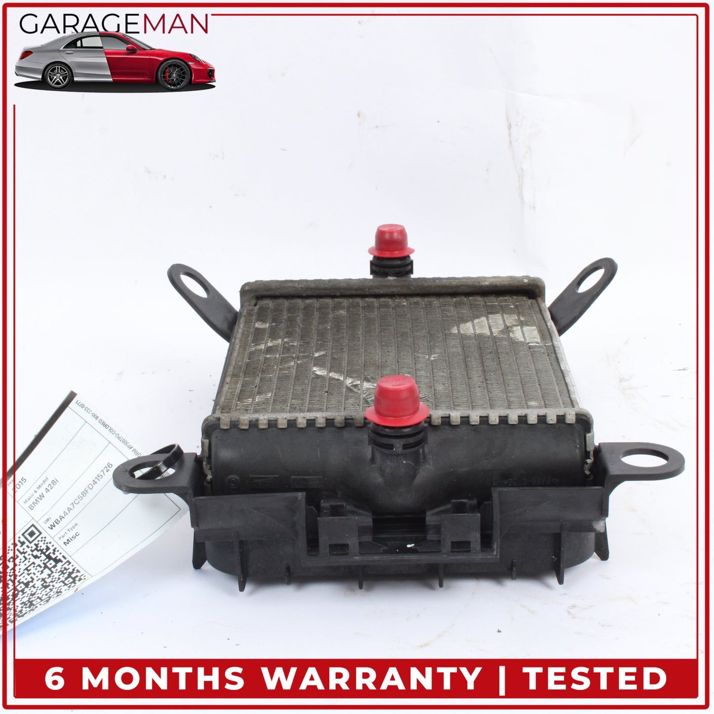2012-2021 BMW 428i F36 Aux Auxiliary Cooling Radiator 7600698