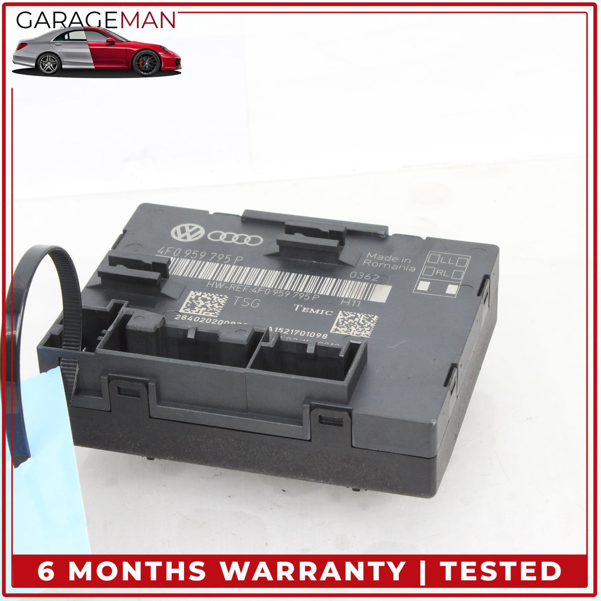 2010-2015 Audi Q7 Rear Left or Right Door Control Module Unit 4F0959795P OEM