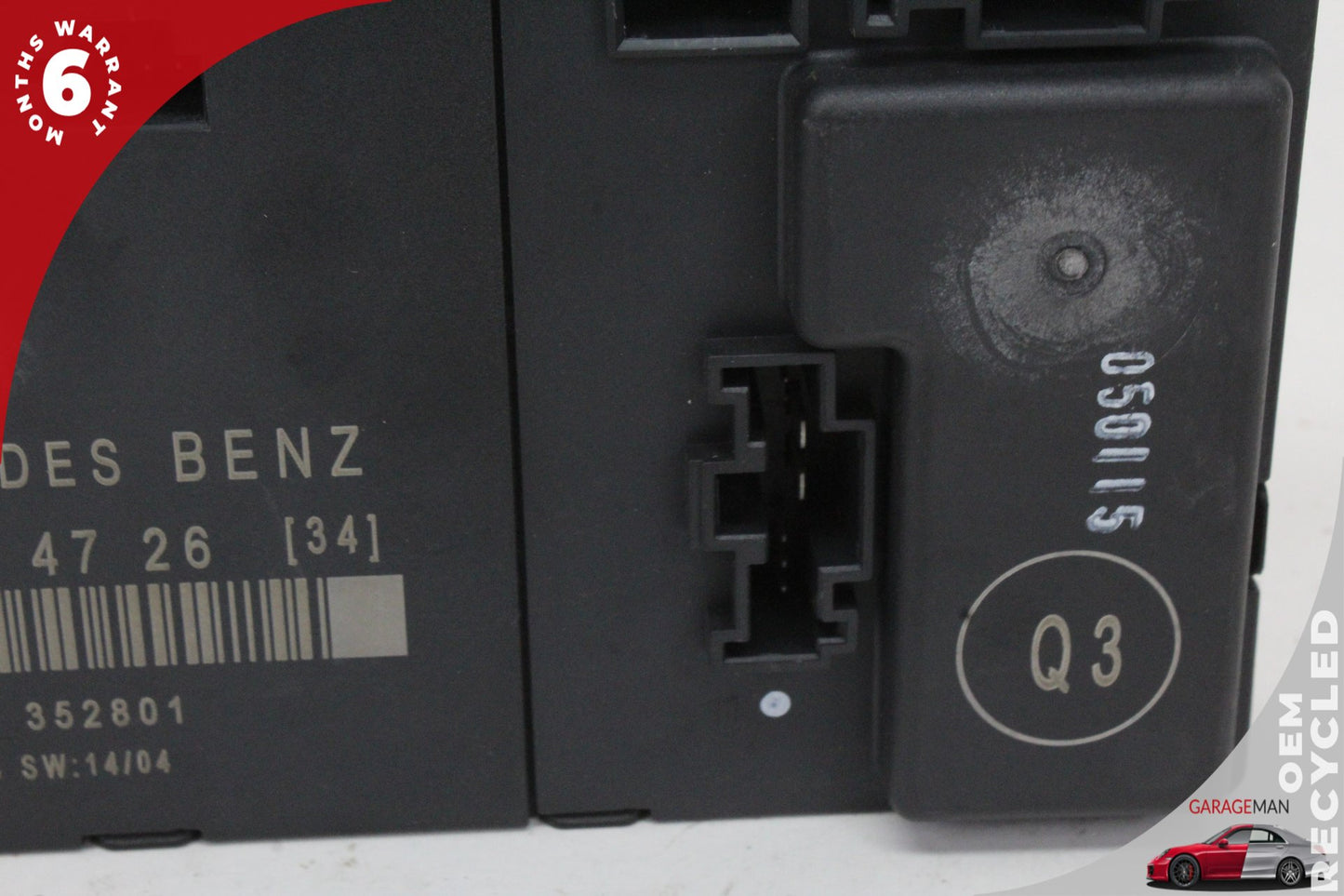 03-12 Mercedes SL500 R230 Driver Side Door Control Module 2308204726 OEM