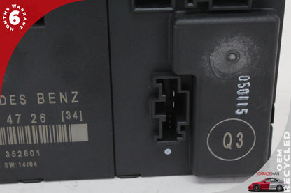 03-12 Mercedes SL500 R230 Driver Side Door Control Module 2308204726 OEM