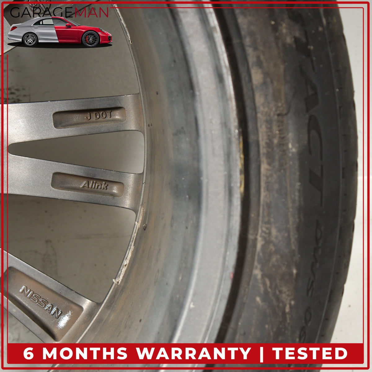 2014-2024 Infiniti Q50 V37 Front or Rear Wheel Rim w/ Tire 9Jx19 D0C004HK9C OEM