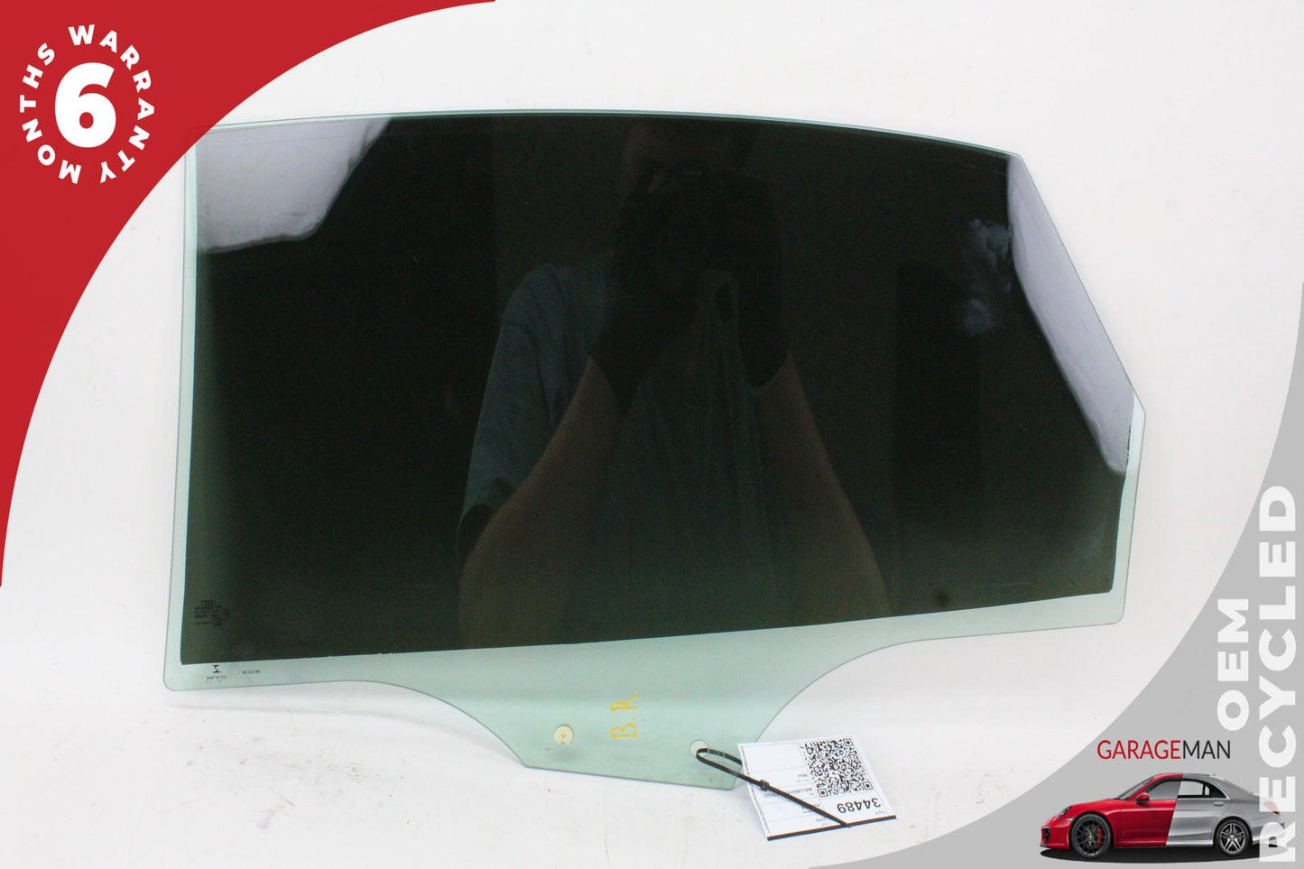 2017-2024 Audi A4 S4 Rear Right Passenger Side Door Window Glass 8W5845206 OEM