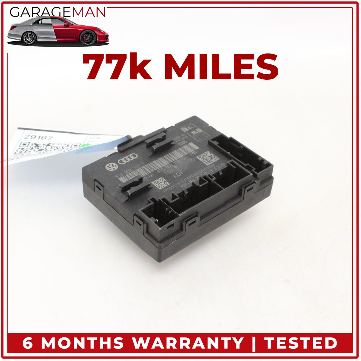 2013-2016 Audi A4 S4 Front Left Side Door Control Module Unit 8T0959793P OEM