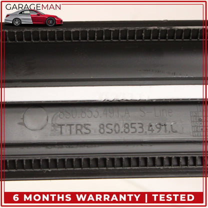 2016-2023 Audi TTS 8S S-line Door Step Sill Left and Right Side Set OEM