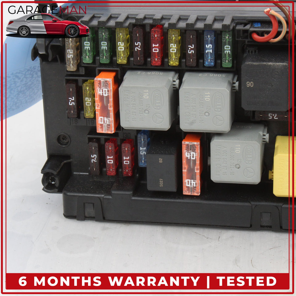 2010-2020 Mercedes C207 E400 Coupe Front SAM Module Relay Junction Fuse Box OEM