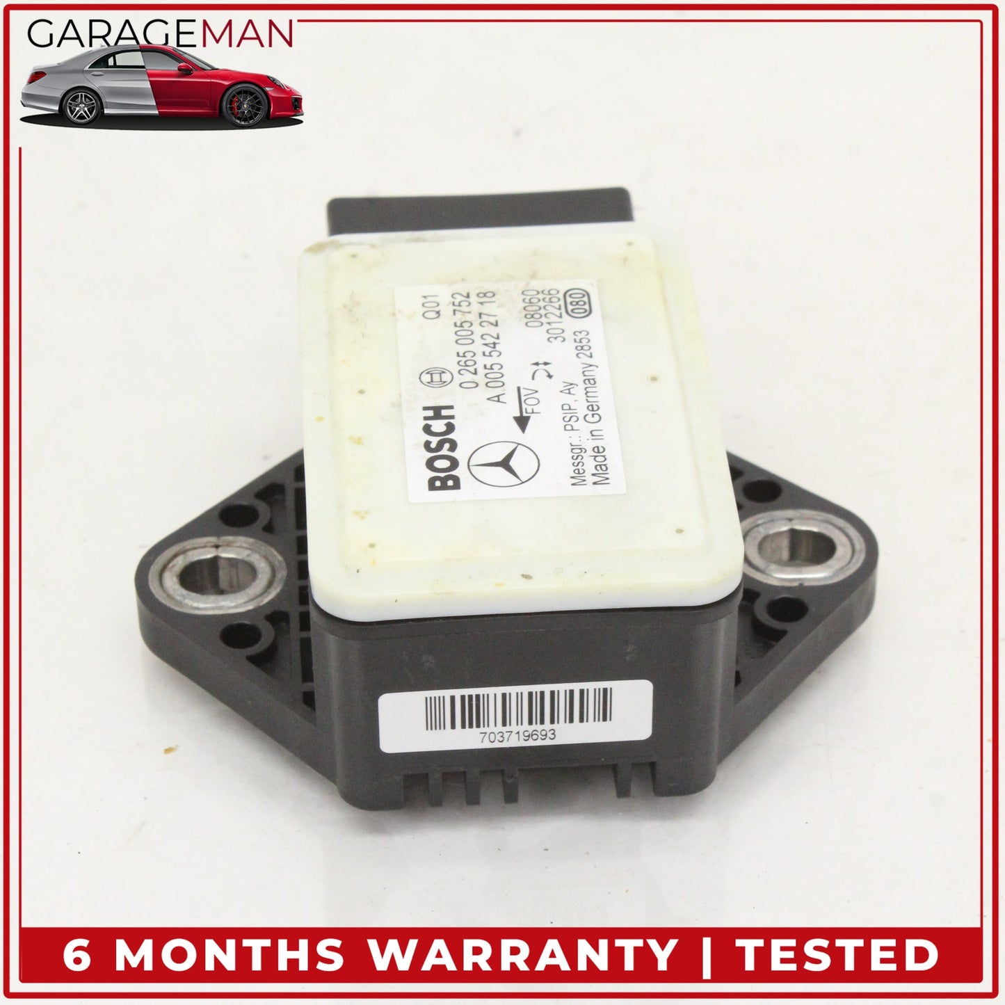 2006-2011 Mercedes W219 CLS550 Yaw Turn Rate Acceleration Sensor 0055422718 OEM