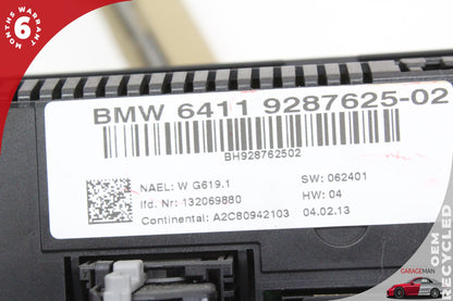 2012-2015 BMW X1 E84 A/C AC Temperature Climate Control Switch Panel 9287625 OEM