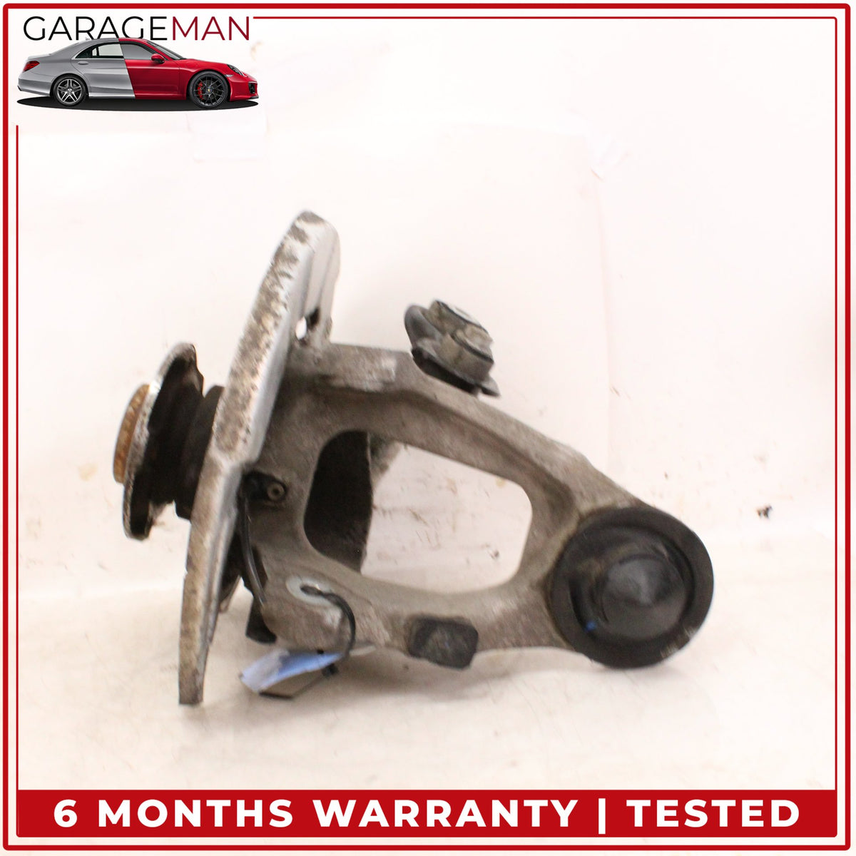2007-2013 BMW X5 E70 4WD 3.0L Rear Left Spindle Knuckle Wheel Hub w/ Shield OEM