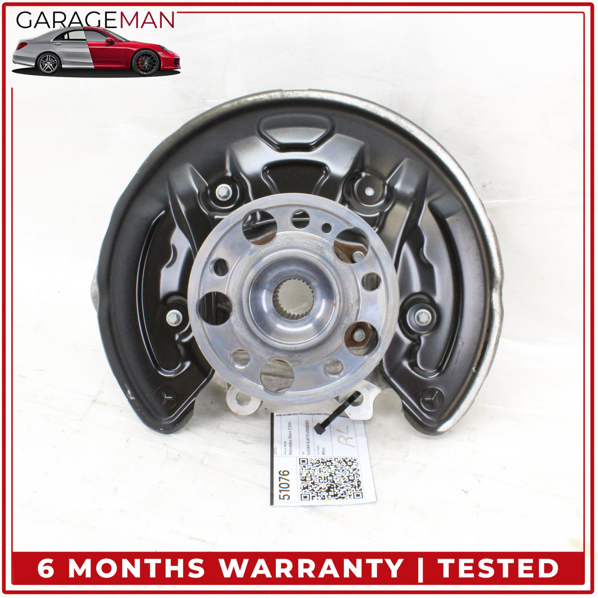 2015-2022 Mercedes W205 C300 Rear Left Spindle Knuckle Wheel Hub 2055467380 OEM