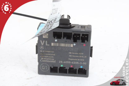 08-18 Mercedes CLS550 W218 Driver Side Door Control Module 2189000801 OEM