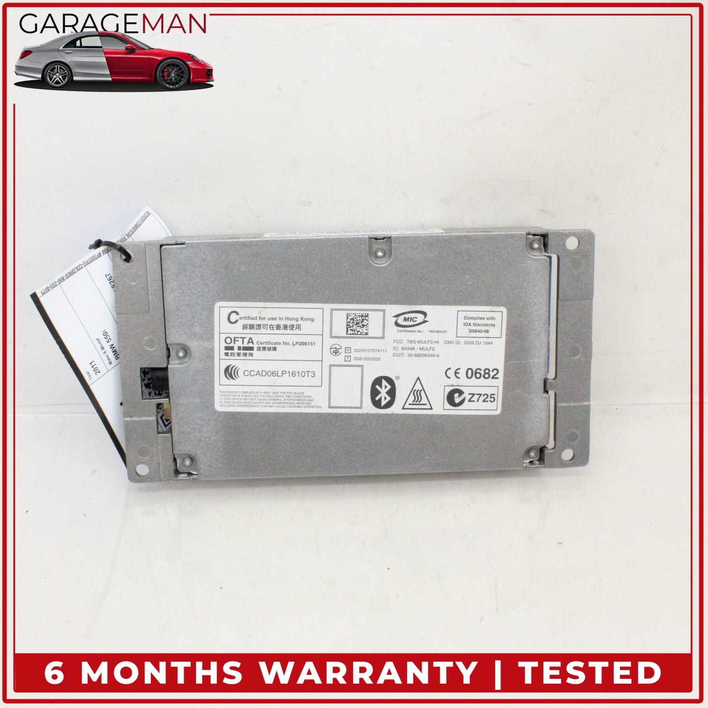 2011-2016 BMW 550i 528i Bluetooth Communication Control Module Unit 9229740 OEM