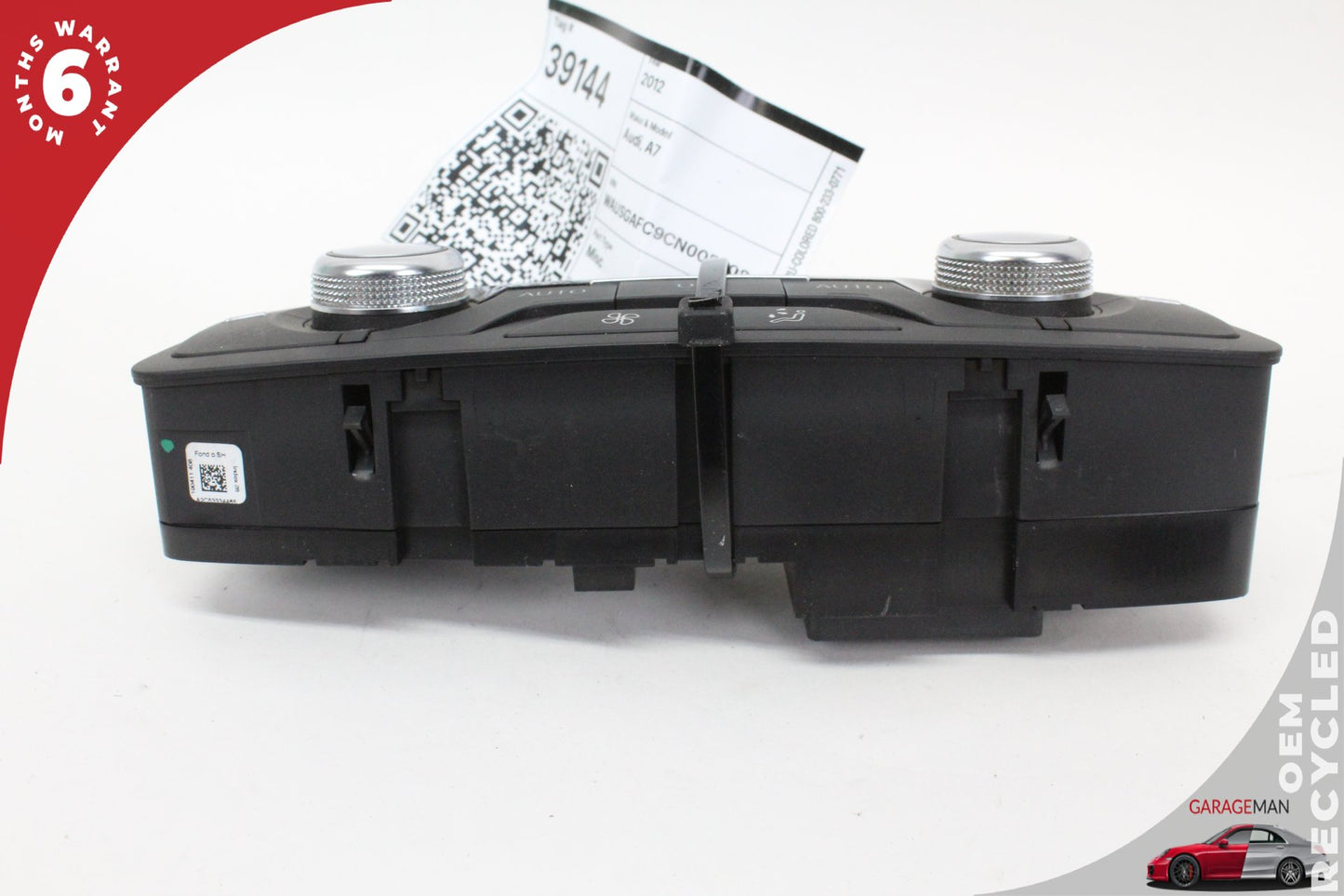 2012-2018 Audi A7 A6 Rear A/C AC Climate Control Switch Panel 4G0919158C OEM