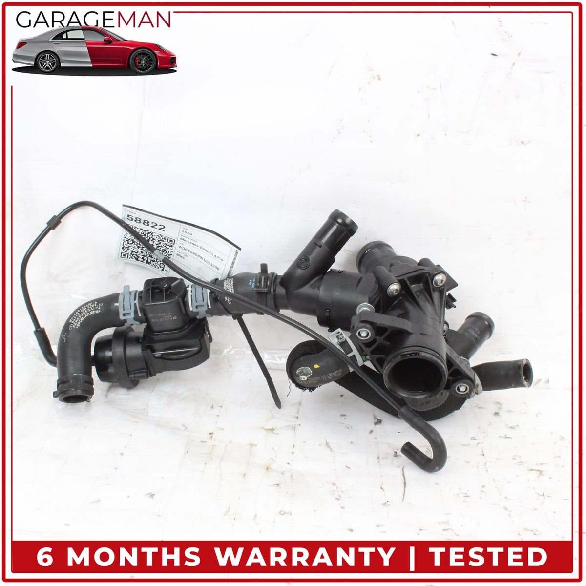 2015-2020 Mercedes X156 GLA250 Engine Coolant Thermostat Assembly OEM