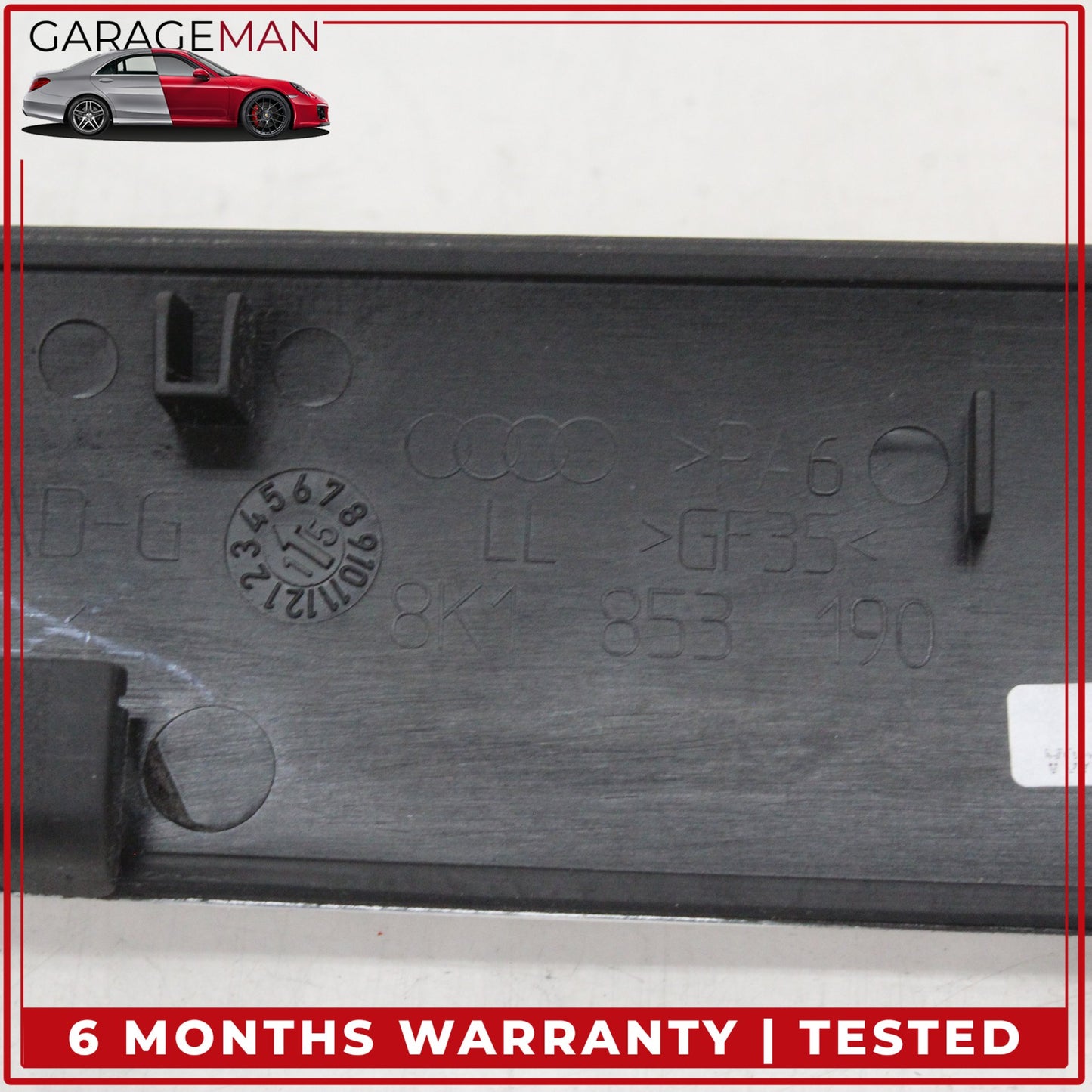 2009-2016 Audi A4 S4 Front Dashboard Trim Cover Scale Aluminum 8K1853190 OEM