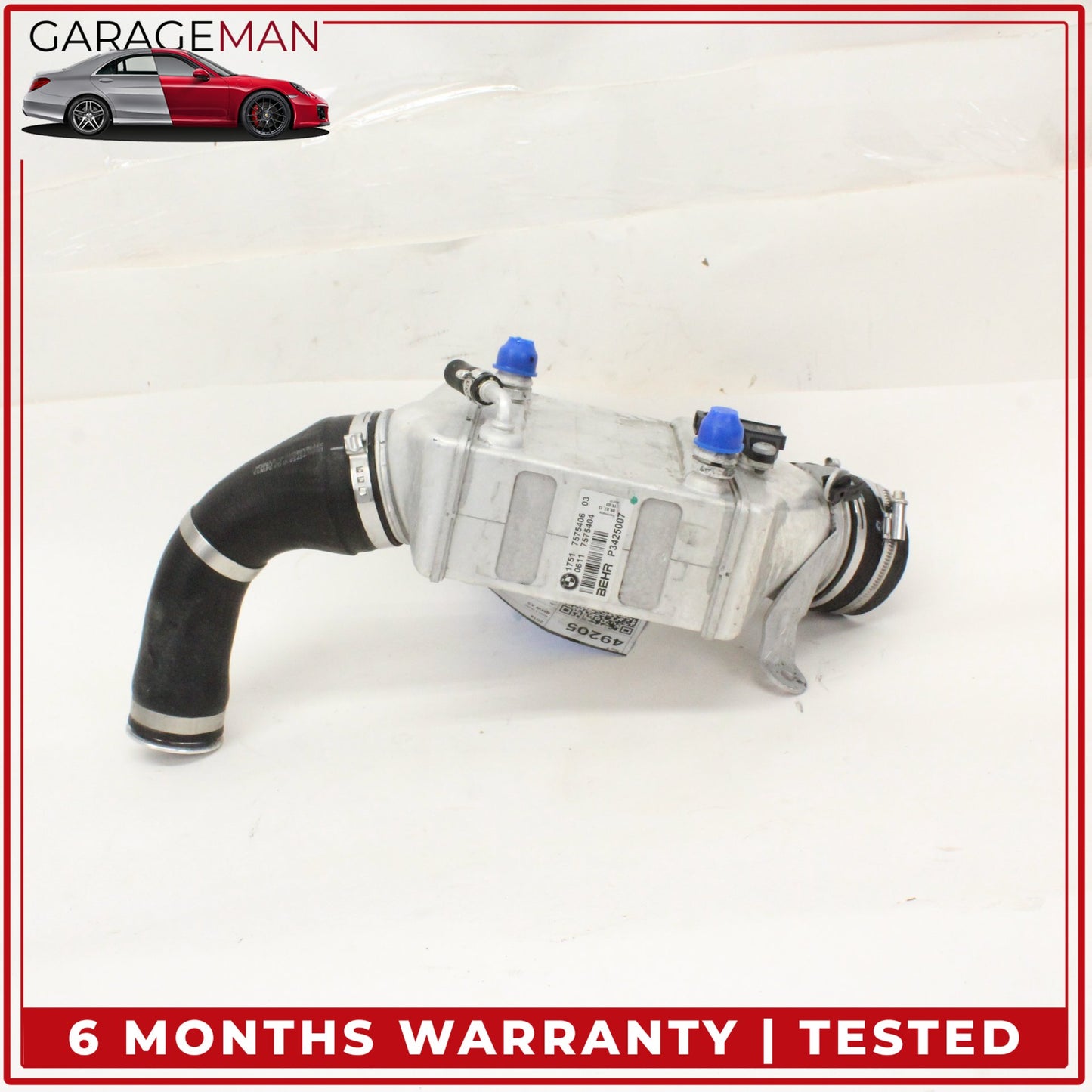 2014-2018 BMW X5 F15 Right Side Turbocharger Intercooler 7575406 OEM