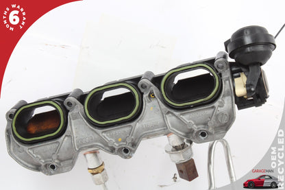 2009-2012 Audi Q5 Left and Right Lower Intake Manifold Fuel Rail w/ Injectors