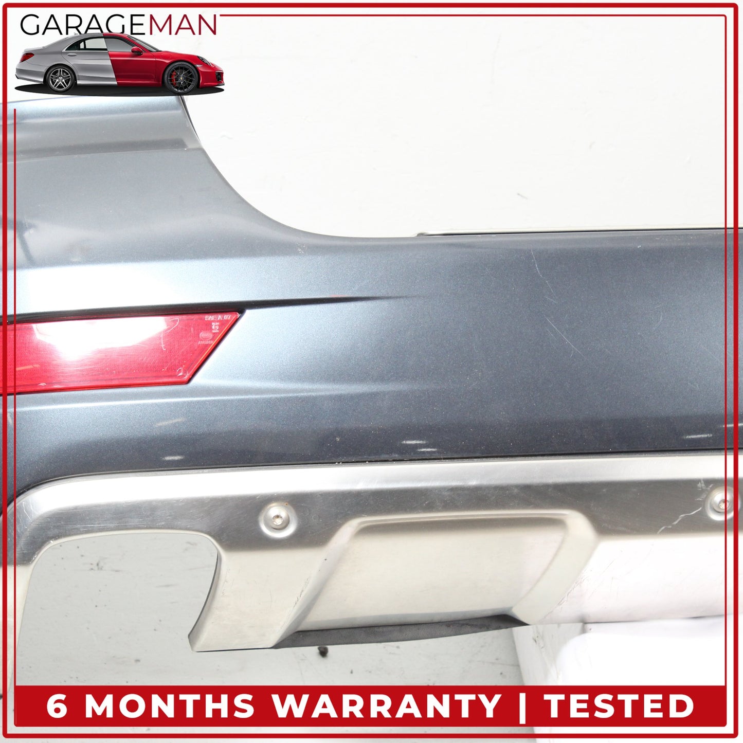2009-2011 Mercedes W164 ML350 ML550 Base Rear Bumper Cover Assembly Gray OEM