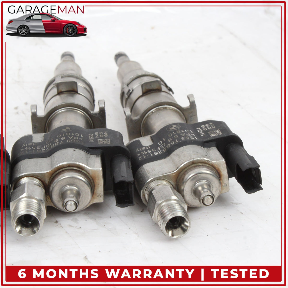 2007-2016 BMW 650i 750i N54/N63 Engine Motor Fuel Injector Set of 4 Index-12 OEM