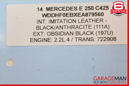 14-18 Mercedes W212 E250 ABS Anti Lock Pump Brake Module 2124310848 OEM