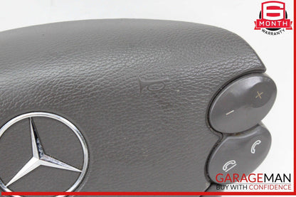 03-12 Mercedes W211 E320 CDI Front Left Steering Wheel Airbag Air Bag Gray OEM