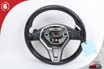 12-18 Mercedes-Benz E350 W212 Sedan Steering Wheel w/ Paddle Shifters 2184600118
