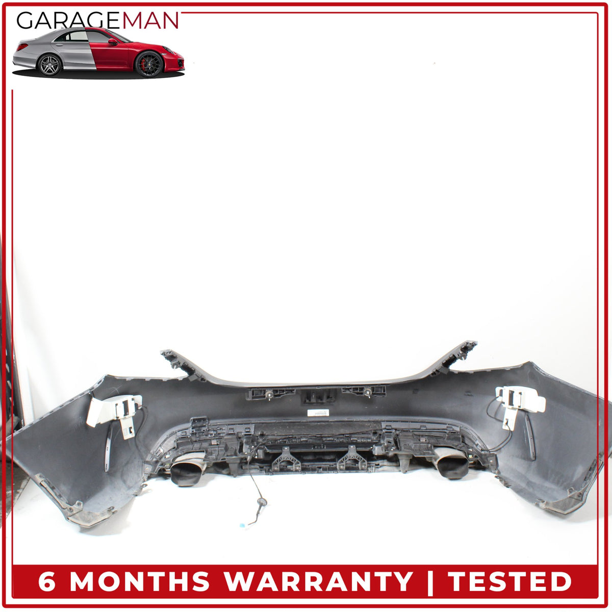 2015-2018 Mercedes-Benz C300 CDI Sedan Rear Bumper Cover 2058855938 OEM