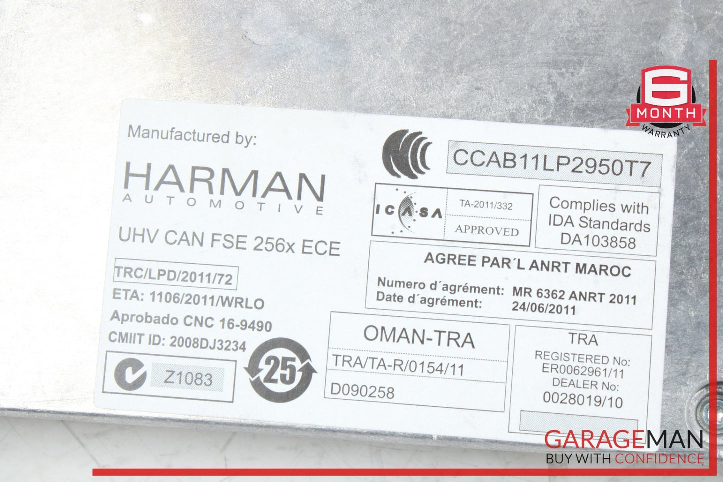 2008-2015 Audi TT 8J Bluetooth Telephone Communication Control Module 8P1862336