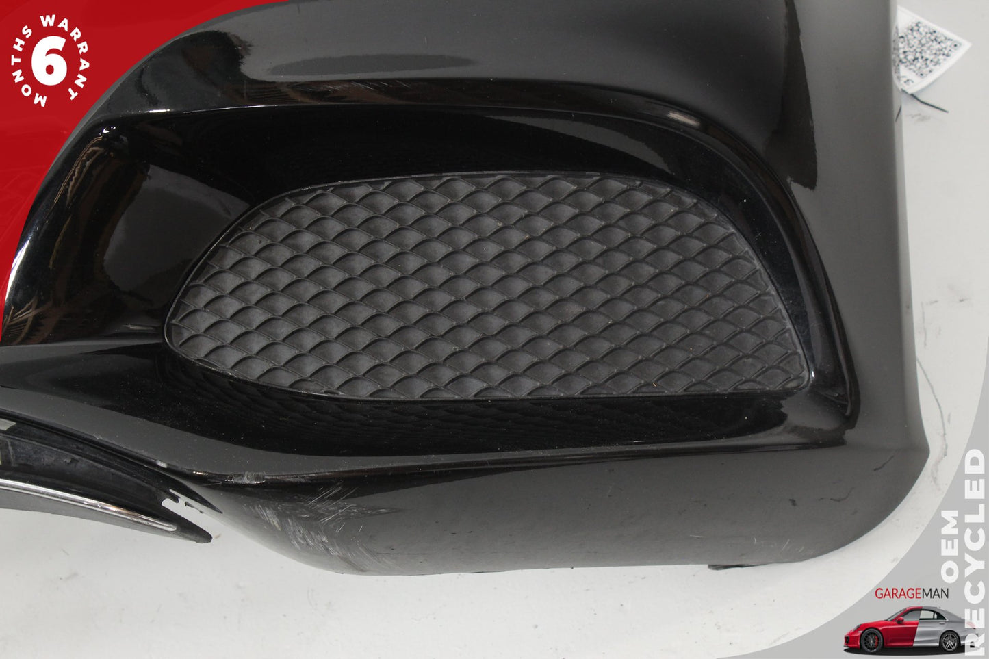 2015-2018 Mercedes-Benz C300 W205 Sedan Front Bumper Cover 2058850024 Black OEM