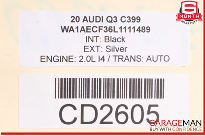 19-24 Audi Q3 Rear Crossmember Subframe OEM