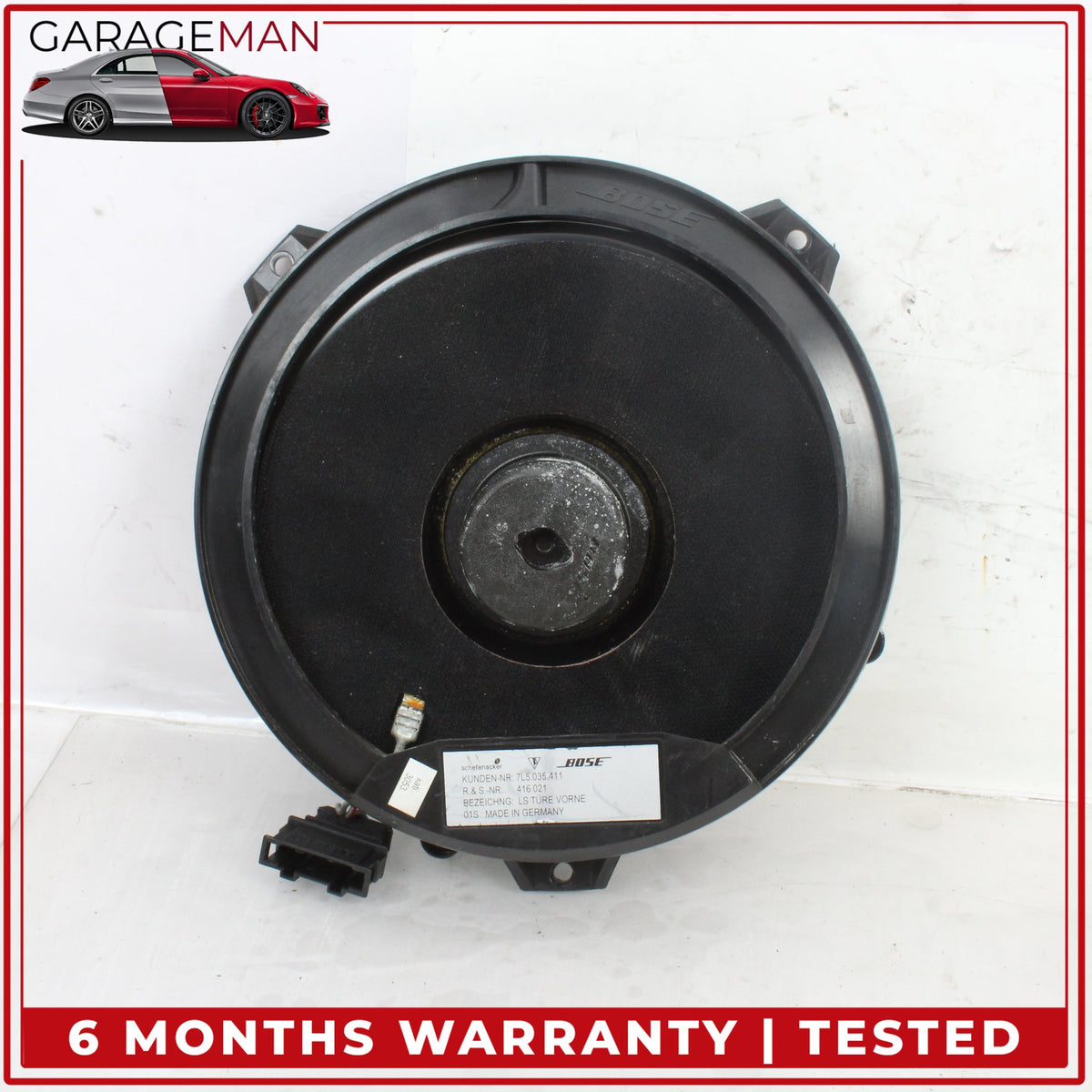 2003-2010 Porsche Cayenne 955 957 Front and Rear Door Sound Speaker Set OEM