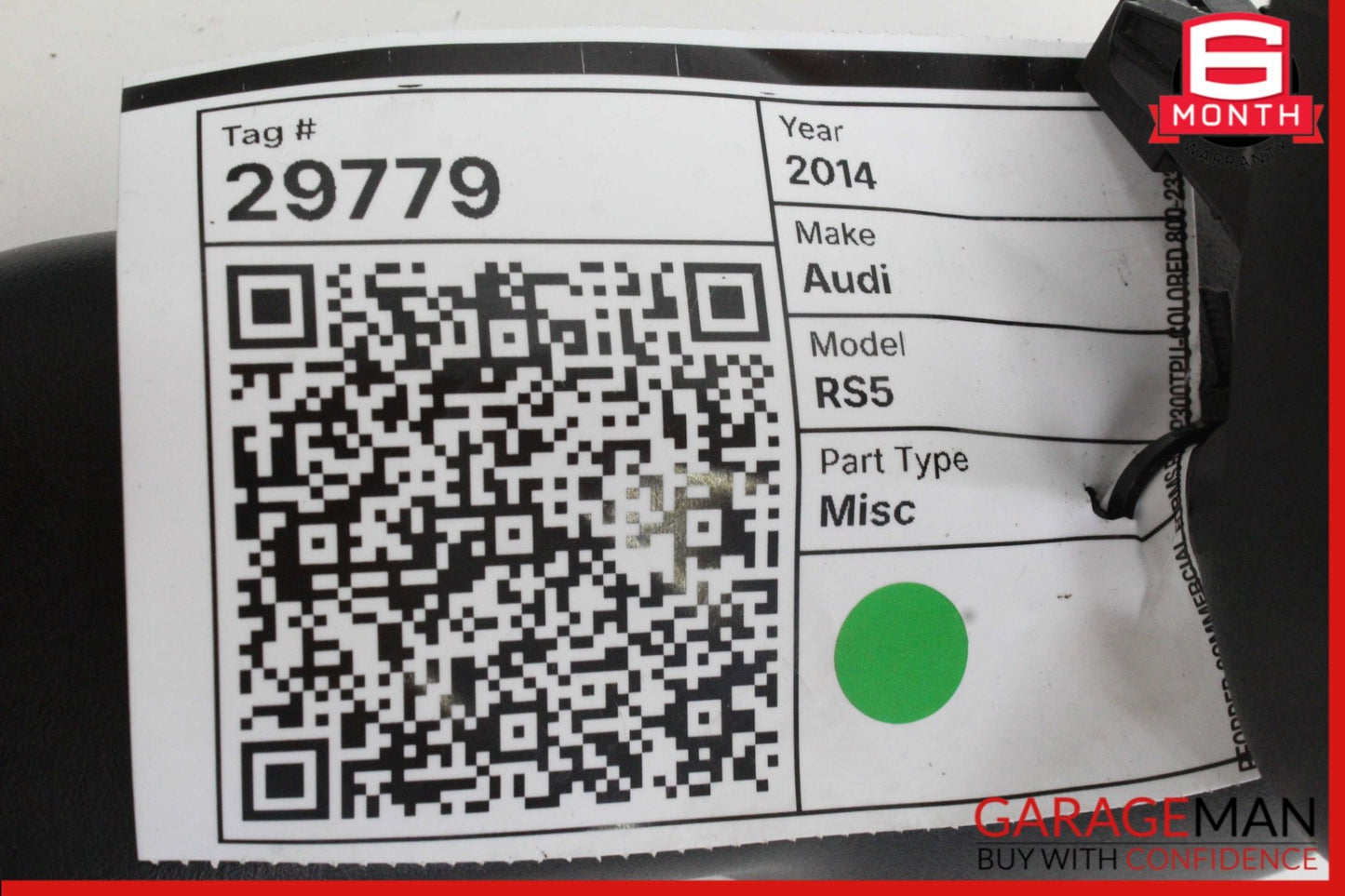 2013-2017 Audi RS5 8T Convertible Rear View Mirror 8T0857511AC