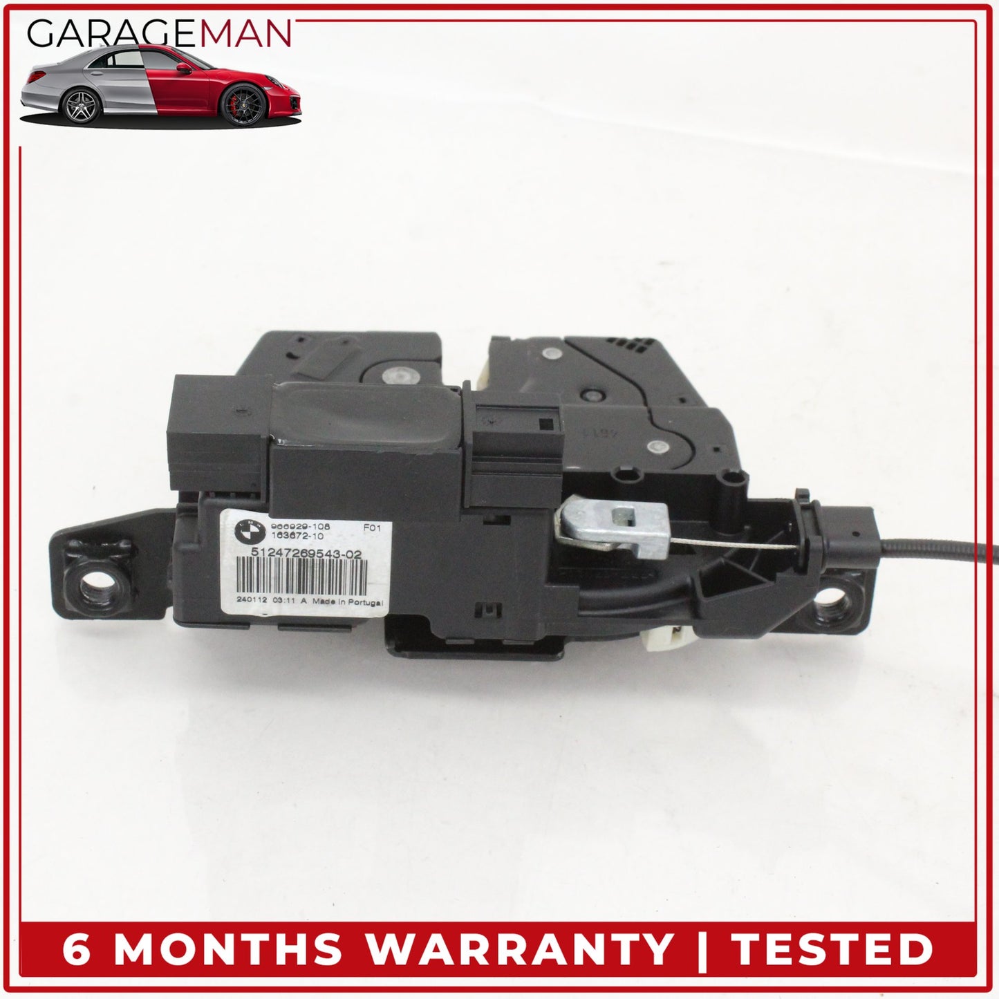 2010-2017 BMW 550i GT F07 Trunk Lid Soft Closing Motor w/ Latch Lock Set OEM