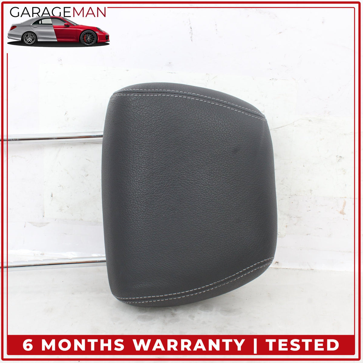 2010-2016 Mercedes W212 E400 Front and Rear Seat Headrest Set of 5 Black OEM