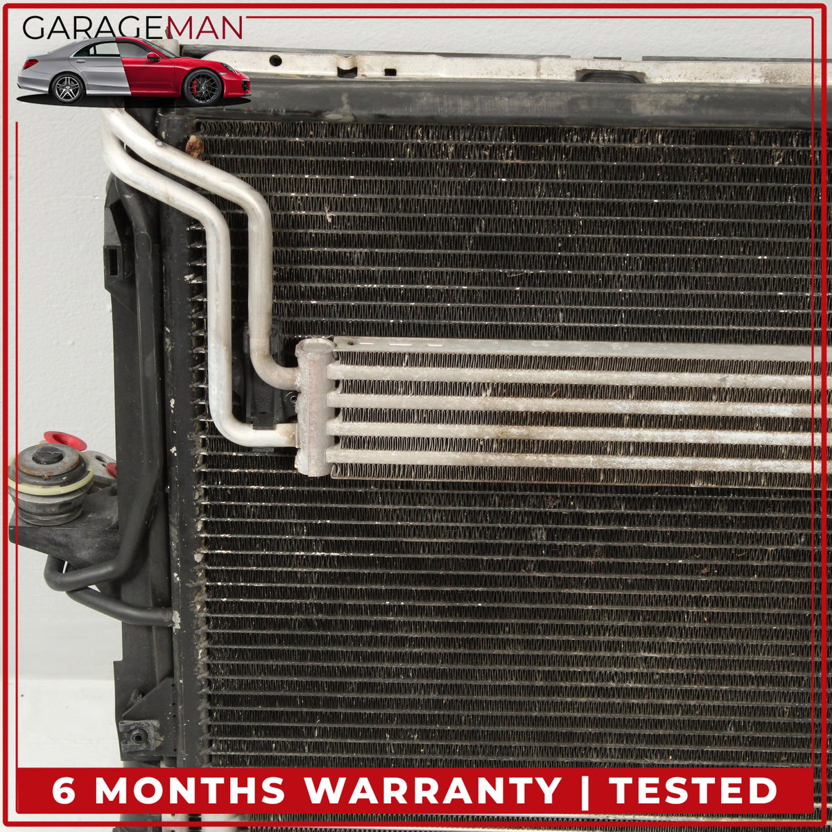 2007-2015 Audi Q7 Engine Cooling Radiator Fan Blade AC Condenser Assembly OEM