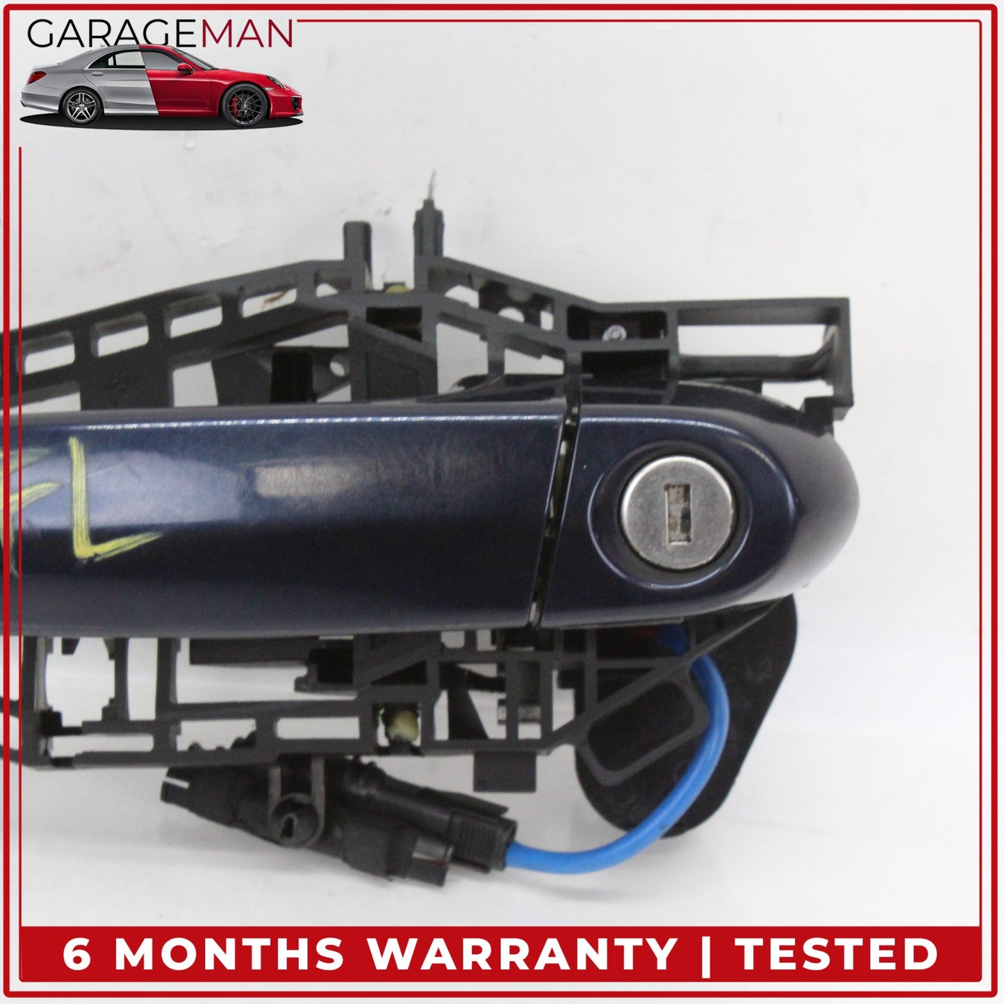 2014-2020 BMW 430i F36 Front Left Driver Side Exterior Door Handle Blue OEM