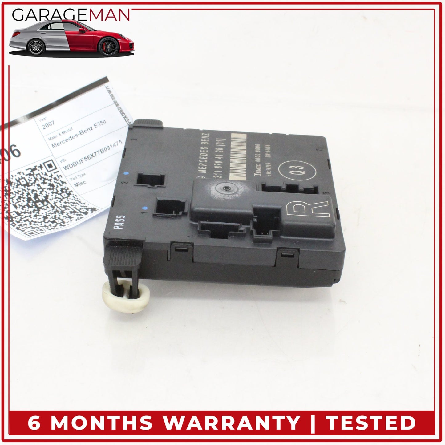 2003-2009 Mercedes W211 E350 E500 Rear Right Door Control Module 2118704126 OEM