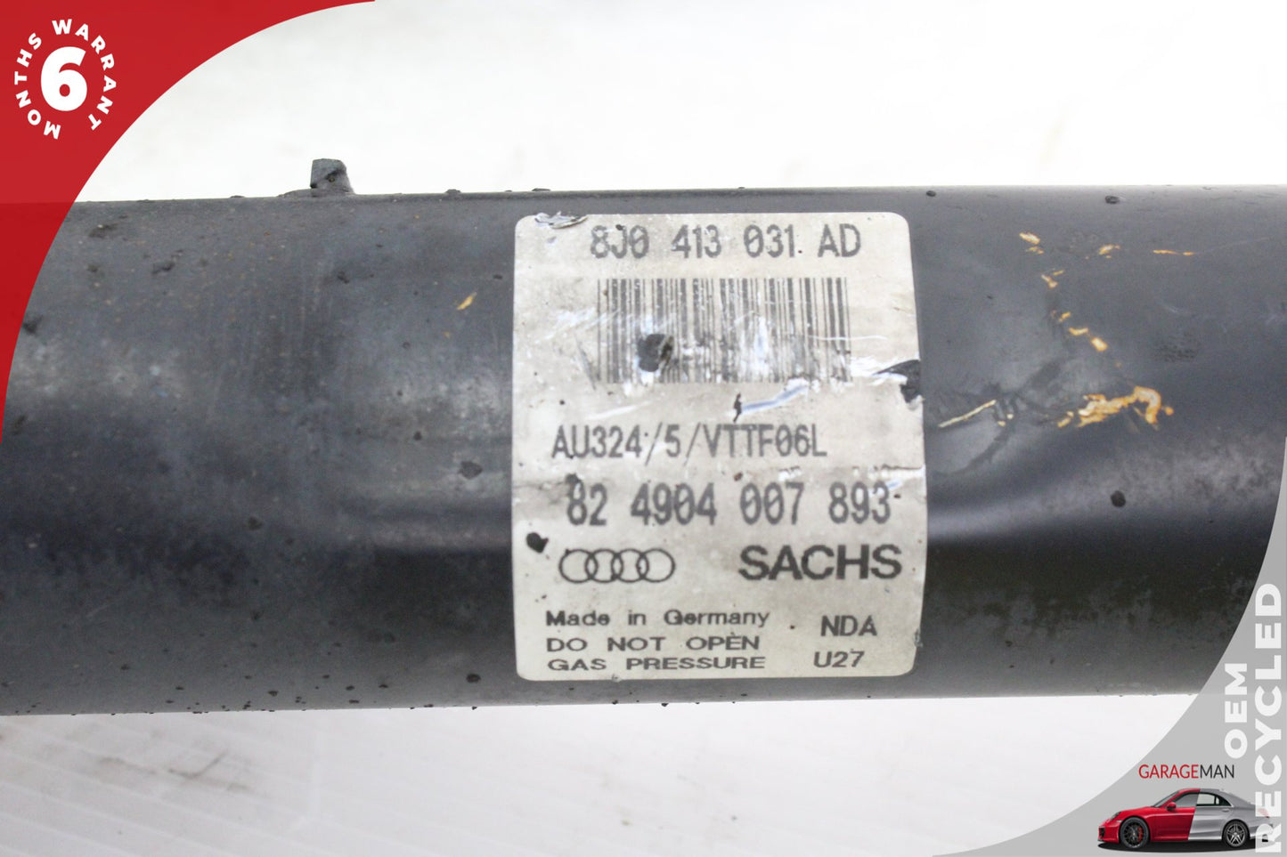 2011-2015 Audi TT 8J Coupe Front Left and Right Shock Absorber Strut 8J0413031AD