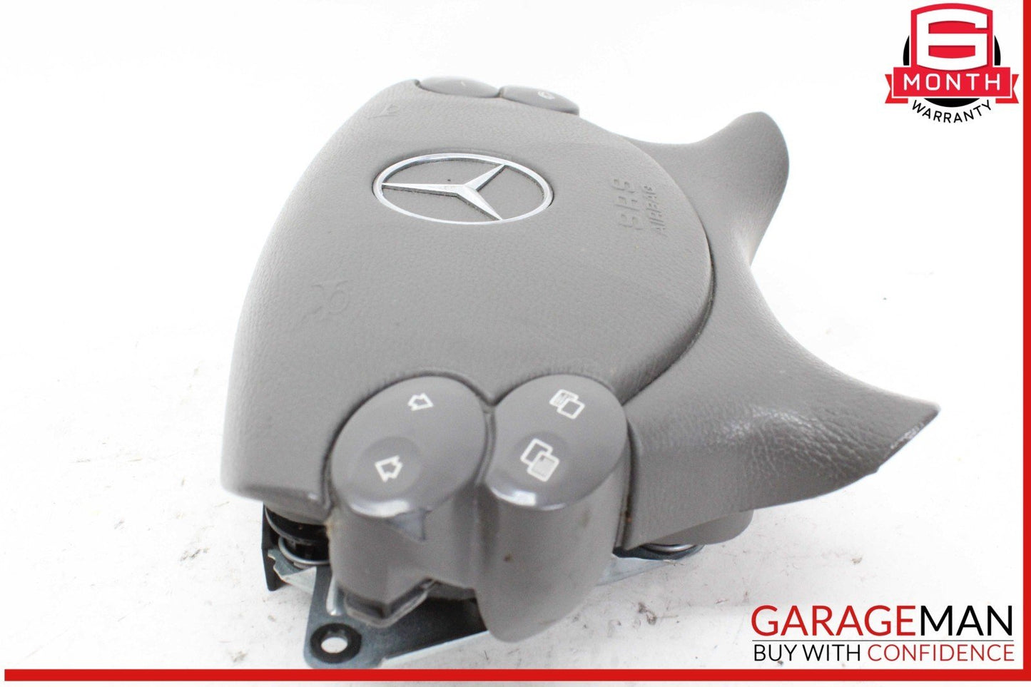 03-12 Mercedes W211 E320 CDI Front Left Steering Wheel Airbag Air Bag Gray OEM