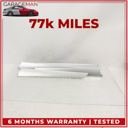 2009-2016 Audi A4 S4 Front and Rear Door Trim Panel Set Scale Aluminum OEM