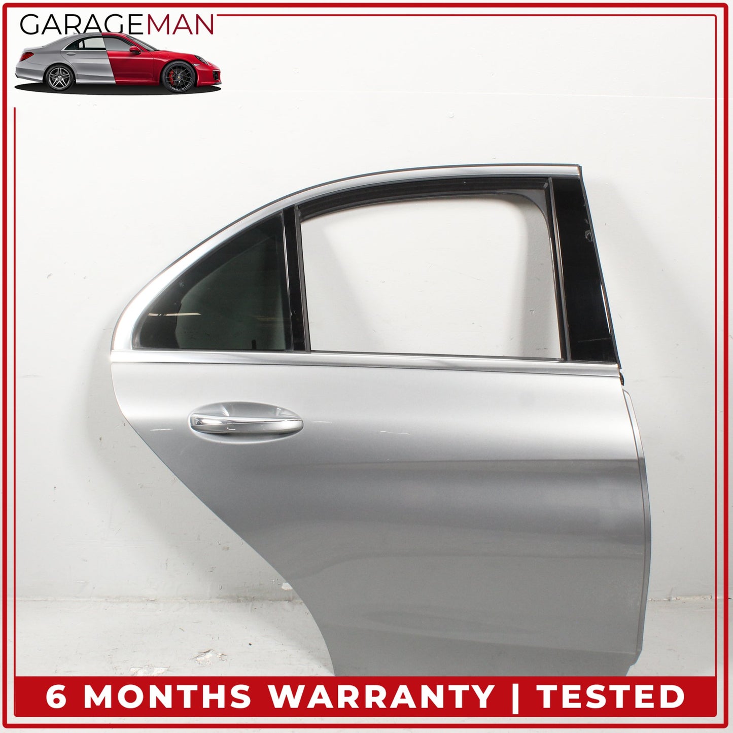 2015-2021 Mercedes W205 C300 Rear Right Side Door Shell w/ Door Handle OEM