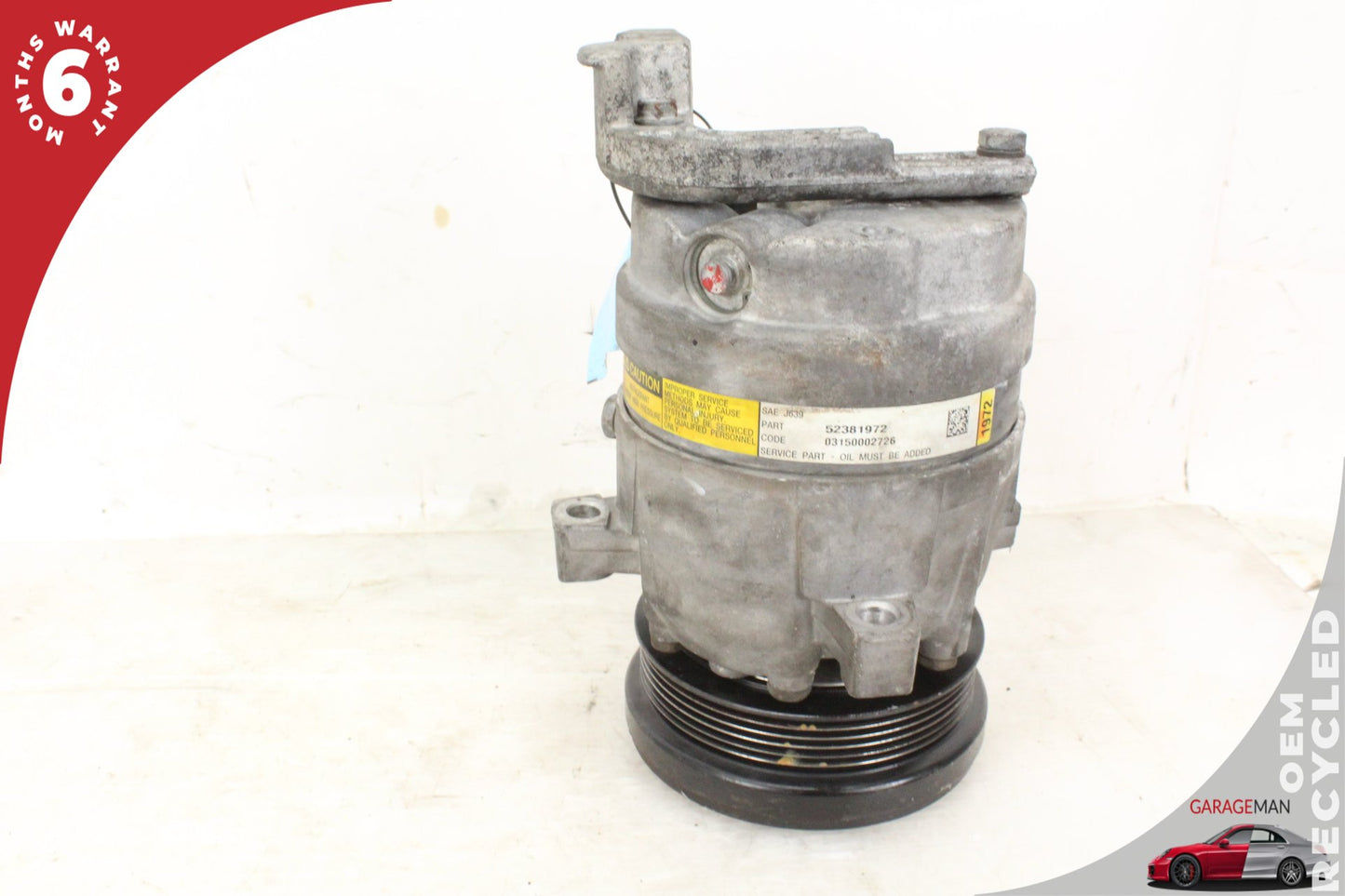 1998-2002 Pontiac Firebird AC A/C Air Conditioning Compressor 52381972 OEM