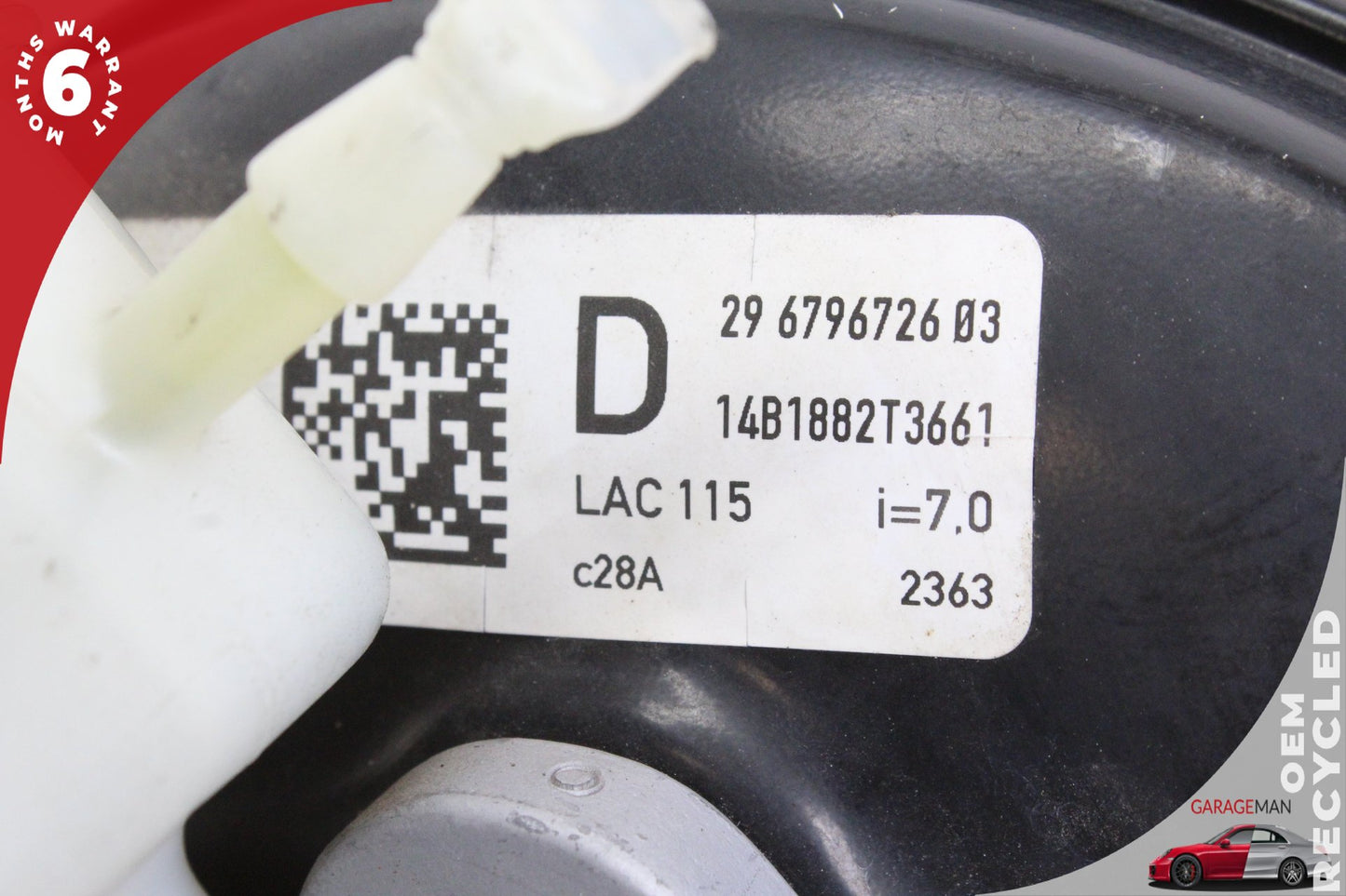 2011-2016 BMW 528 Power Brake Booster Master Cylinder w/ Reservoir 6796726 OEM