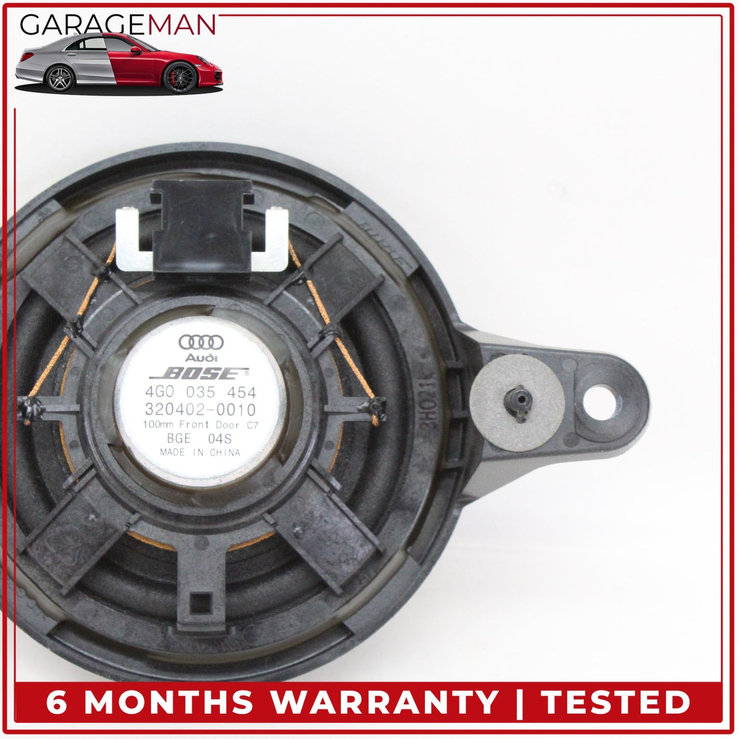 2012-2018 Audi A6 Front Left and Right Side Mid Range Door Speaker 4G0035454 OEM