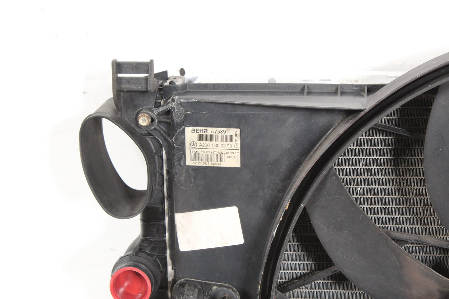 98-12 Mercedes-Benz S55 AMG W220 Sedan Engine Cooling Radiator AC A/C Condenser Assembly 2155000000 OEM