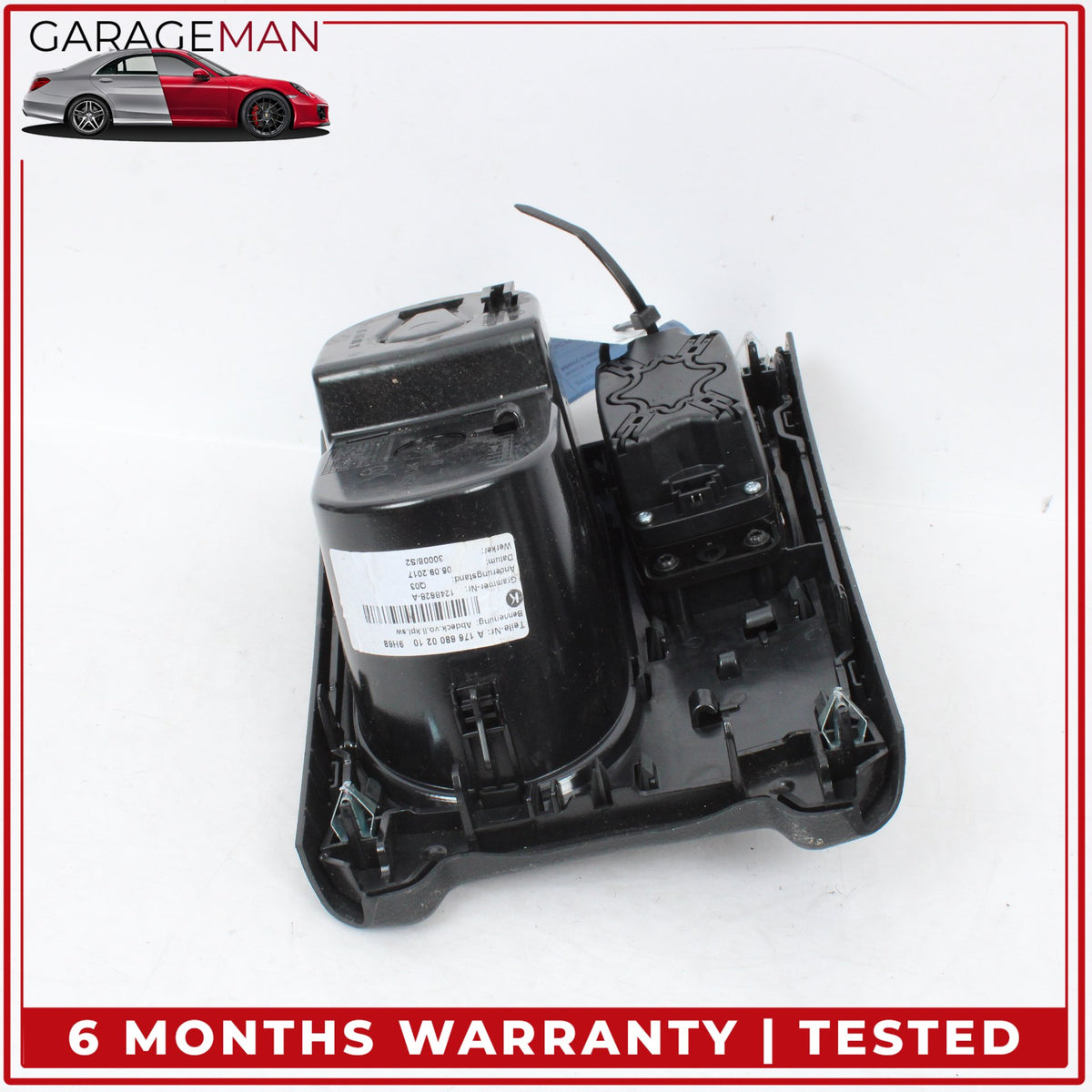 2014-2020 Mercedes X156 GLA250 Center Console Cup Holder w/ Control Switch OEM