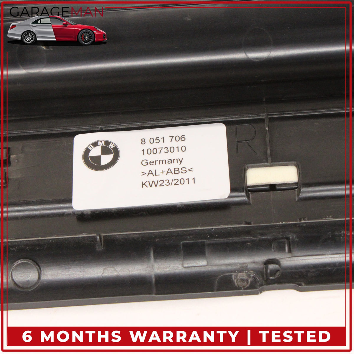 2009-2019 BMW 640i Front Left Side M-Sport Door Sill Trim w/ Foot Rest Cover OEM