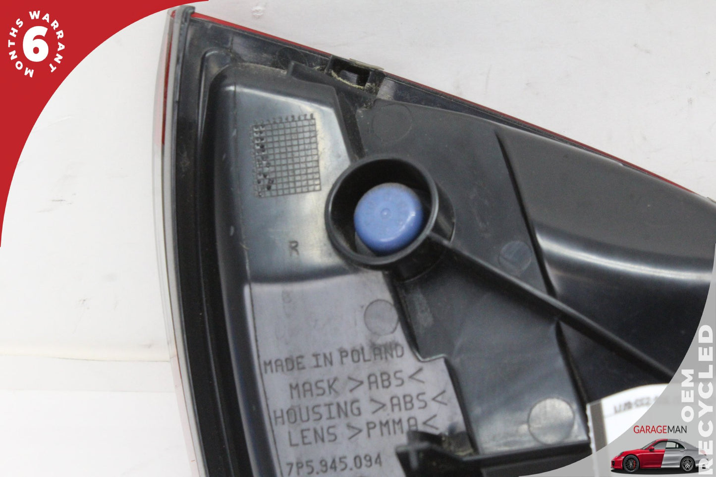 2011-2014 Porsche Cayenne 958 Rear Right Side Inner Tail Light 7P5945094L OEM