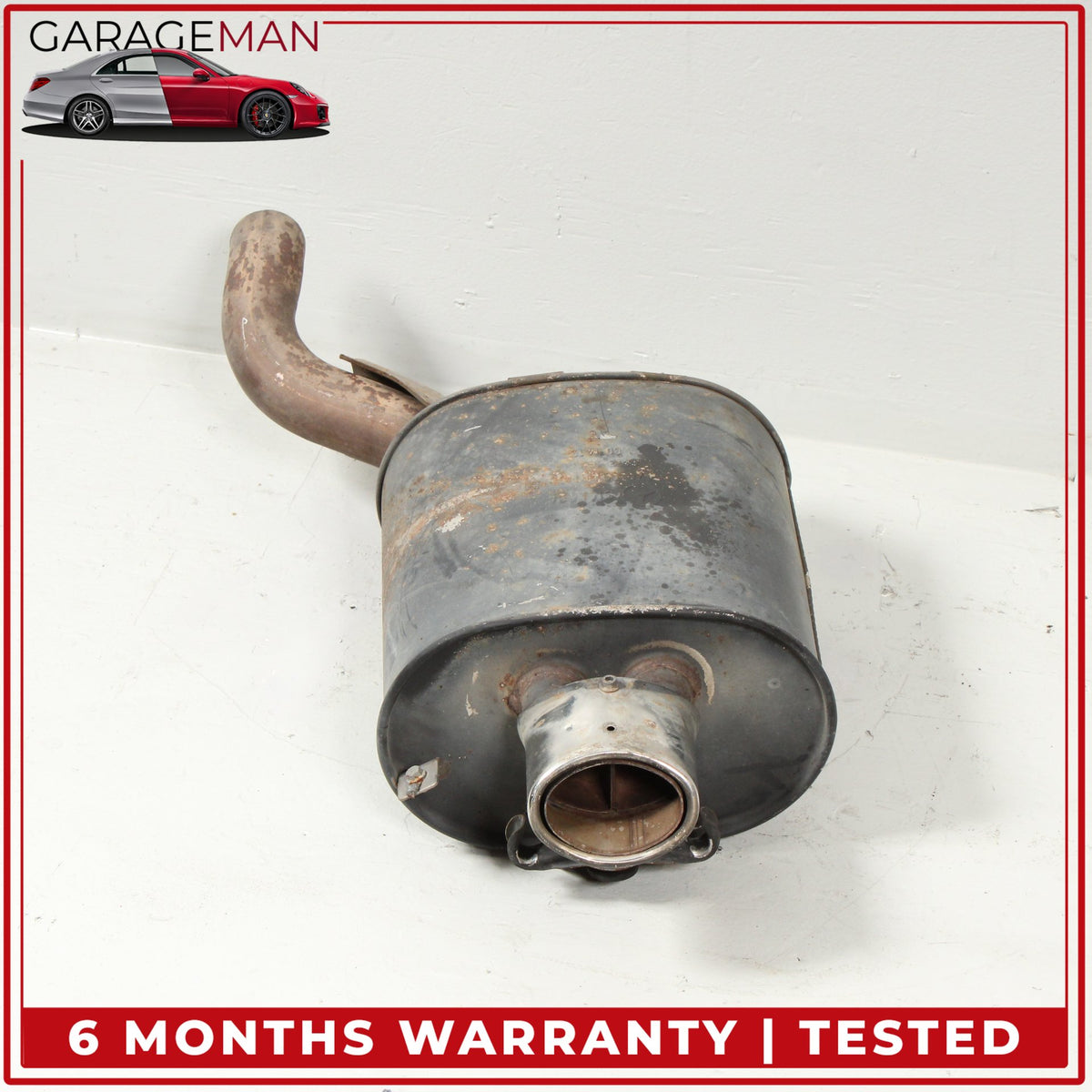 2001-2004 Mercedes R170 SLK320 Rear Exhaust Muffler Silencer Pipe Tip OEM