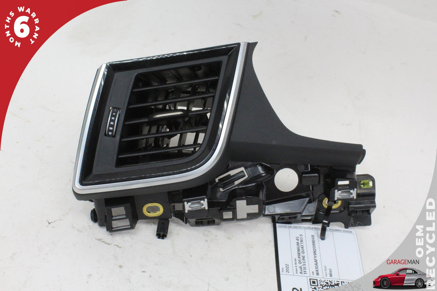 2018-2024 Audi Q5 SQ5 Front Left Driver Side Dash Air Vent 80B820901F OEM