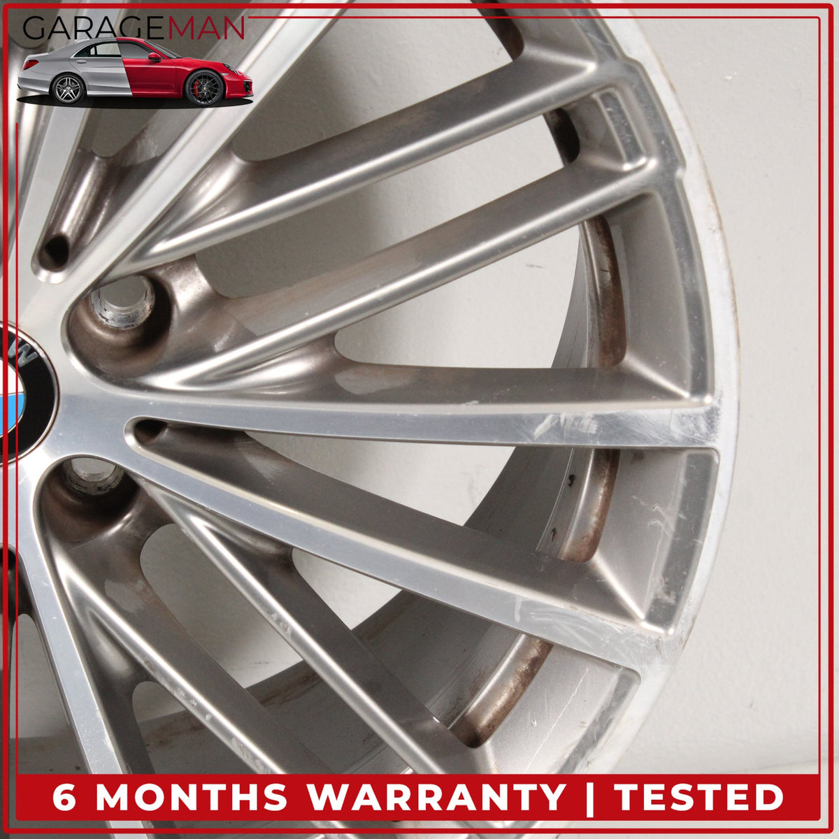 2017-2023 BMW 530e 530i M550i 540i Front Side Wheel Rim 8JX19H2 IS30 6894839 OEM